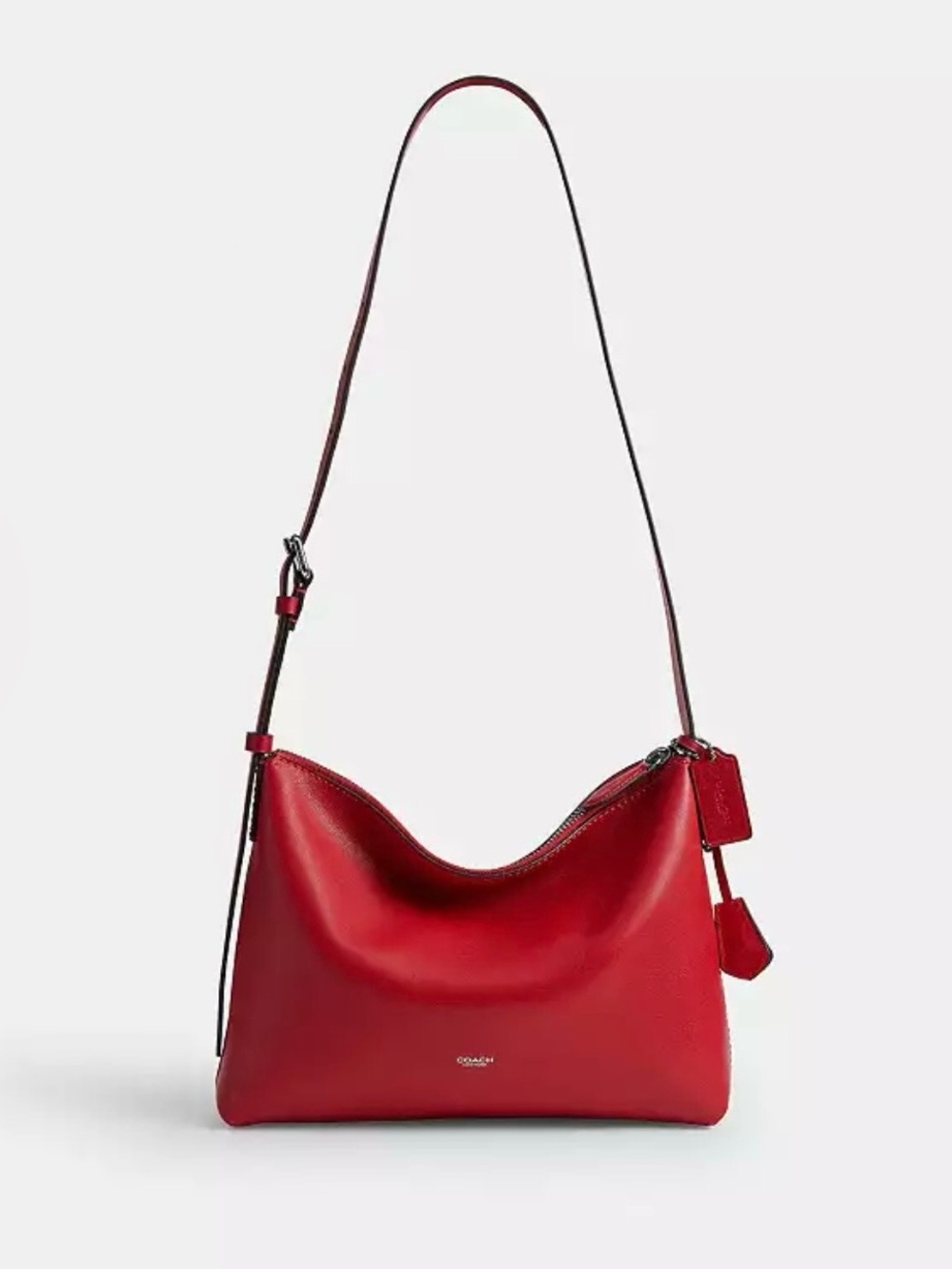 NWT Coach Scarlett Red Mott Messenger 33 Leather Crossbody Shoulder Bag